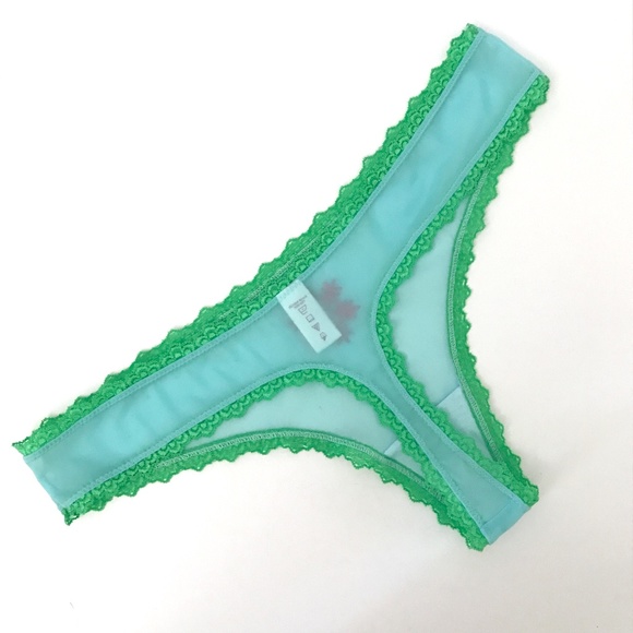 Fredrick's Red Velvet Chiffon Lace & Flirtitude Blue Green Pink - Picture 12 of 15